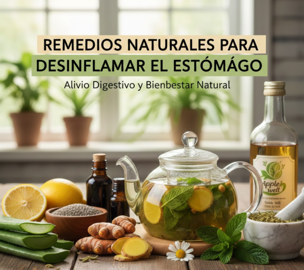 Remedios naturales para desinflamar el estómago y mejorar la digestión